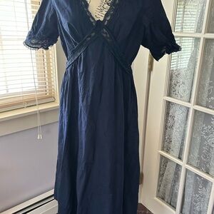 Sam Edelman Navy Maxi Dress Sz L